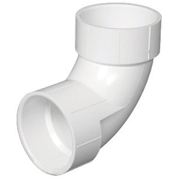 Charlotte Pipe And Foundry Charlotte Pipe Schedule 40 3 in. Hub X 3 in. D Hub PVC Elbow 1 pk PVC003001200 - main